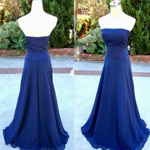 Max & Cleo - Mariner Blue Gown